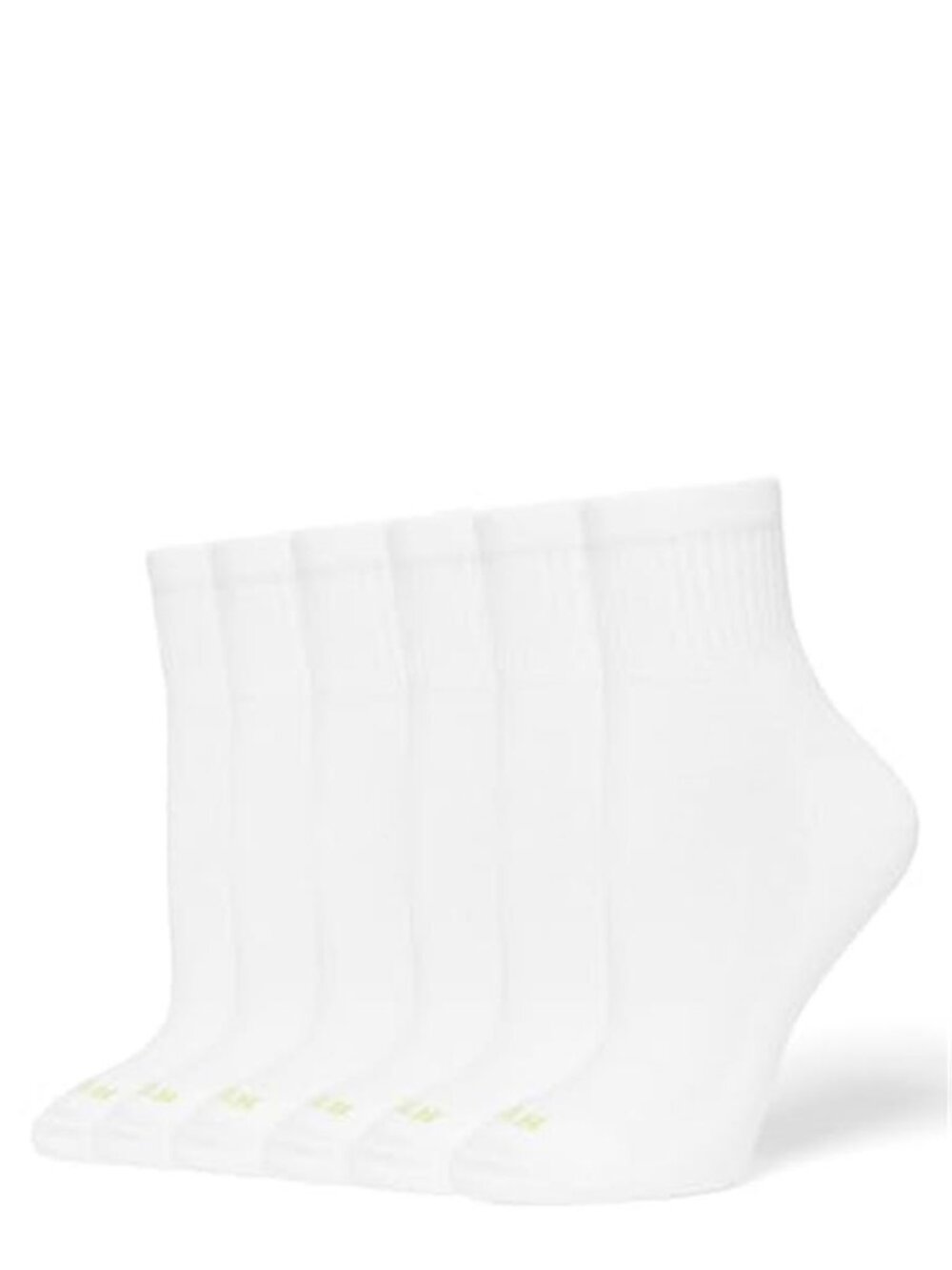 Women Crew Socks Cotton Blend Cushioned Athletic Mini Crew 6 Pack Comfort
